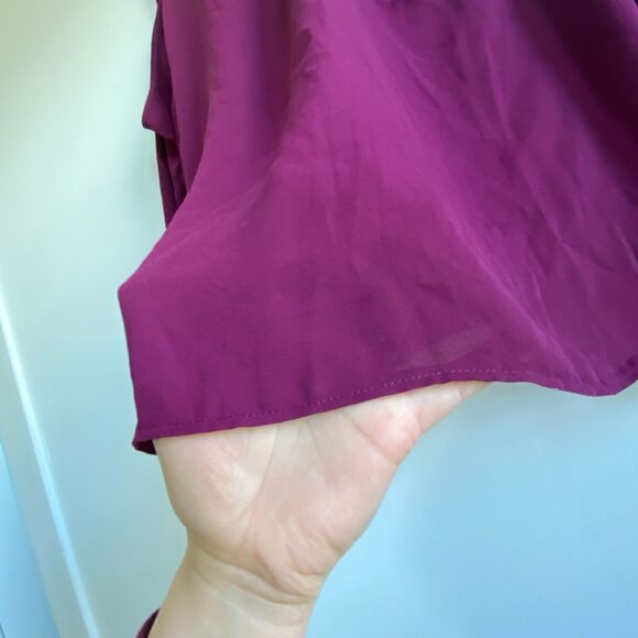 Bold Elements Cut to Curve Women Purple Paragon Cold Shoulder Tunic Plus 3X NEW - Picture 7 of 7